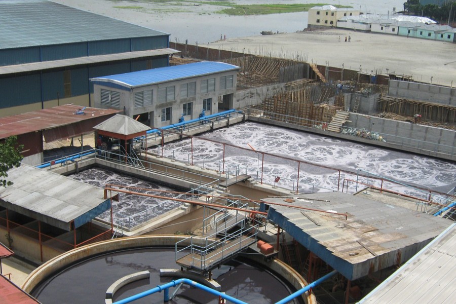 File photo of a wastewater treatment plant in Bangladesh. (Collected photo)