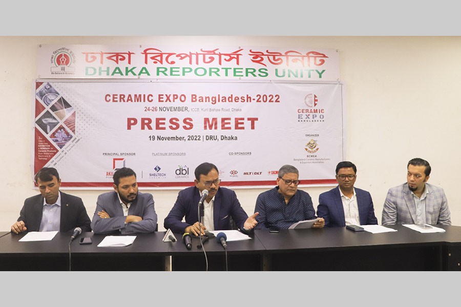 Three-day international ceramics expo from Nov 24