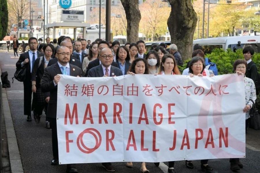 Japan court upholds ban on same-sex marriage but voices rights concern