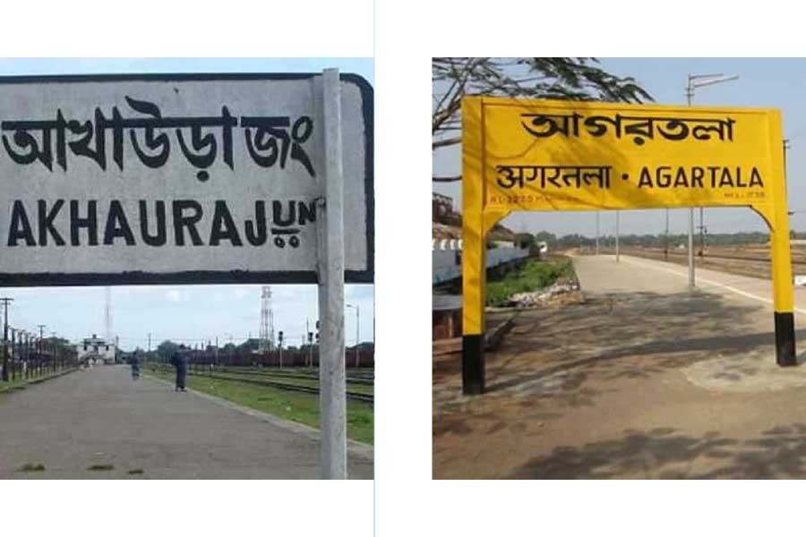 Akhaura-Agartala rail link to be opened in next June