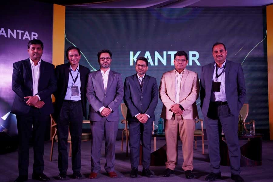 (From left) Allen Ebenezer Eric, director - Marketing, Marico Bangladesh; Prasun Basu, head – Growth, South Asia, Kantar; Afzal Hasan Khan, business unit head- Beauty & Wellbeing and Personal Care, Unilever Bangladesh;  Ziaul Islam, managing director, Bangladesh, Insights Division, Kantar Bangladesh; Tanzeen Ferdous Alam, CMO of Berger Paints Bangladesh, and Puneet Avasthi, senior executive director, Specialist Businesses, Insights Division, Kantar