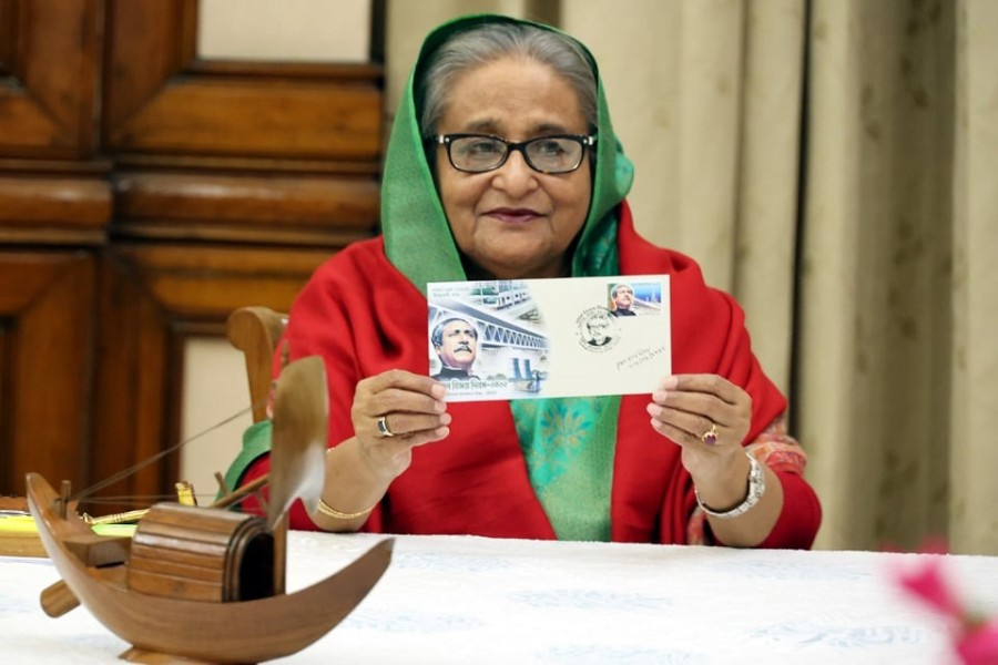 PM releases postage stamp marking Victory Day