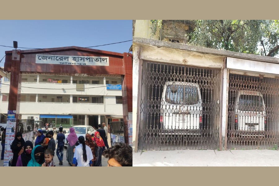 Fuel crisis: No ambulance service at Faridpur General Hospital for 45 days