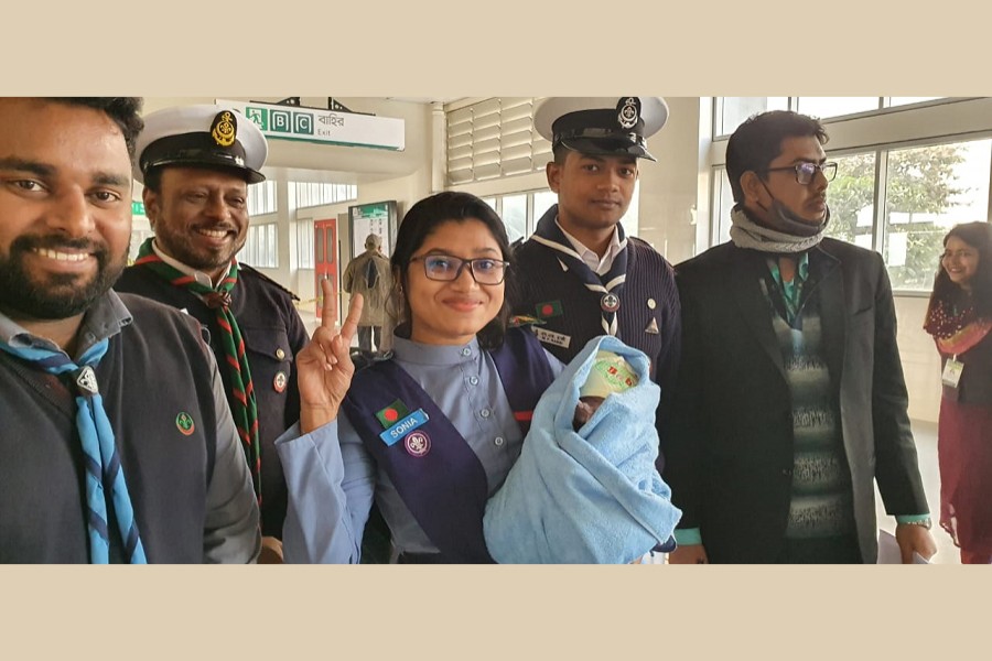 Dhaka Metro Rail witnesses first baby birth