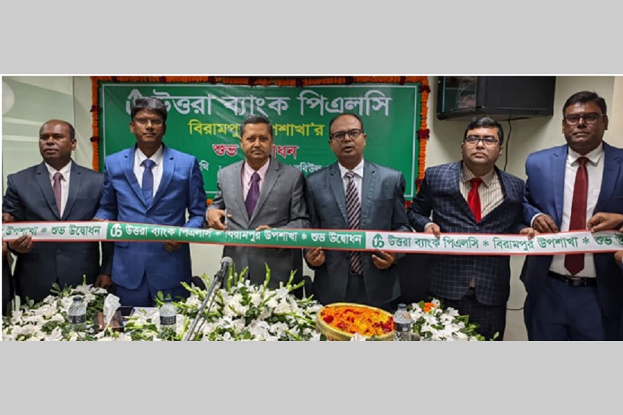 Uttara bank opens sub-branch at Birampur in Dinajpur