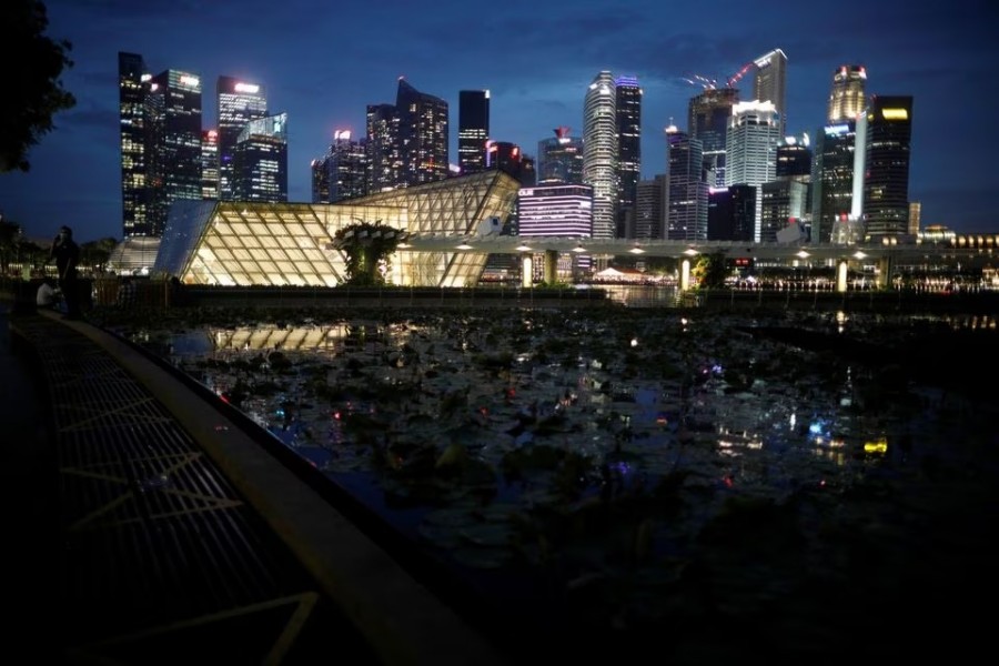 A view of the city skyline in Singapore on December 31, 2020 — Reuters/Files