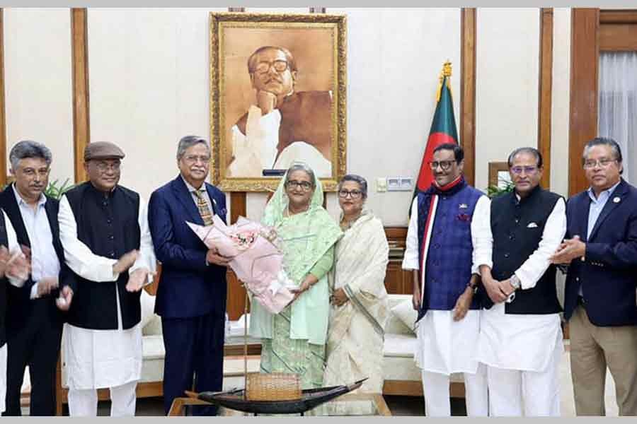 Awami League-nominated president candidate Shahabuddin calls on PM